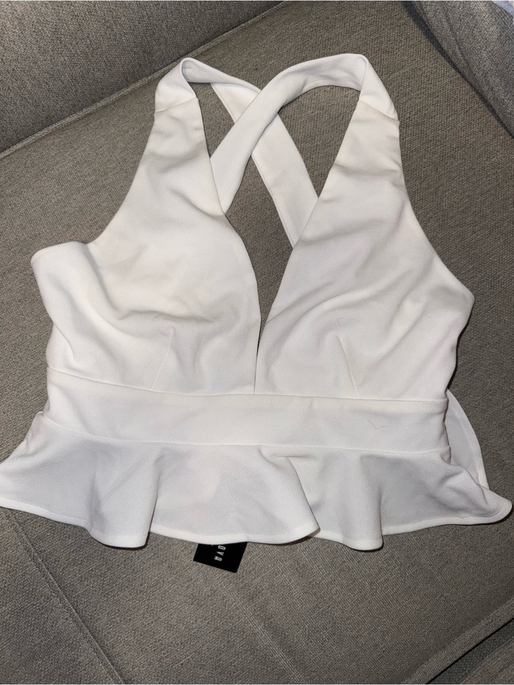 Cross-Back Halter Top